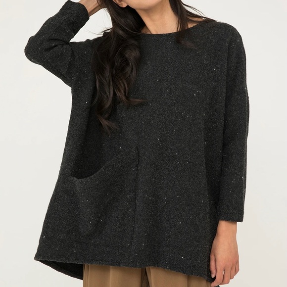 Elizabeth Suzann Long Sleeve Harper in Wool - OS - Picture 1 of 8